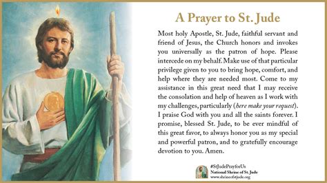 prayer to st jude for help